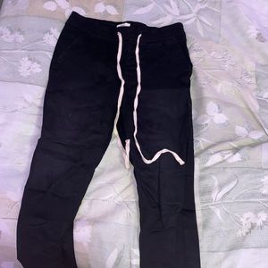 High quality zipper joggers